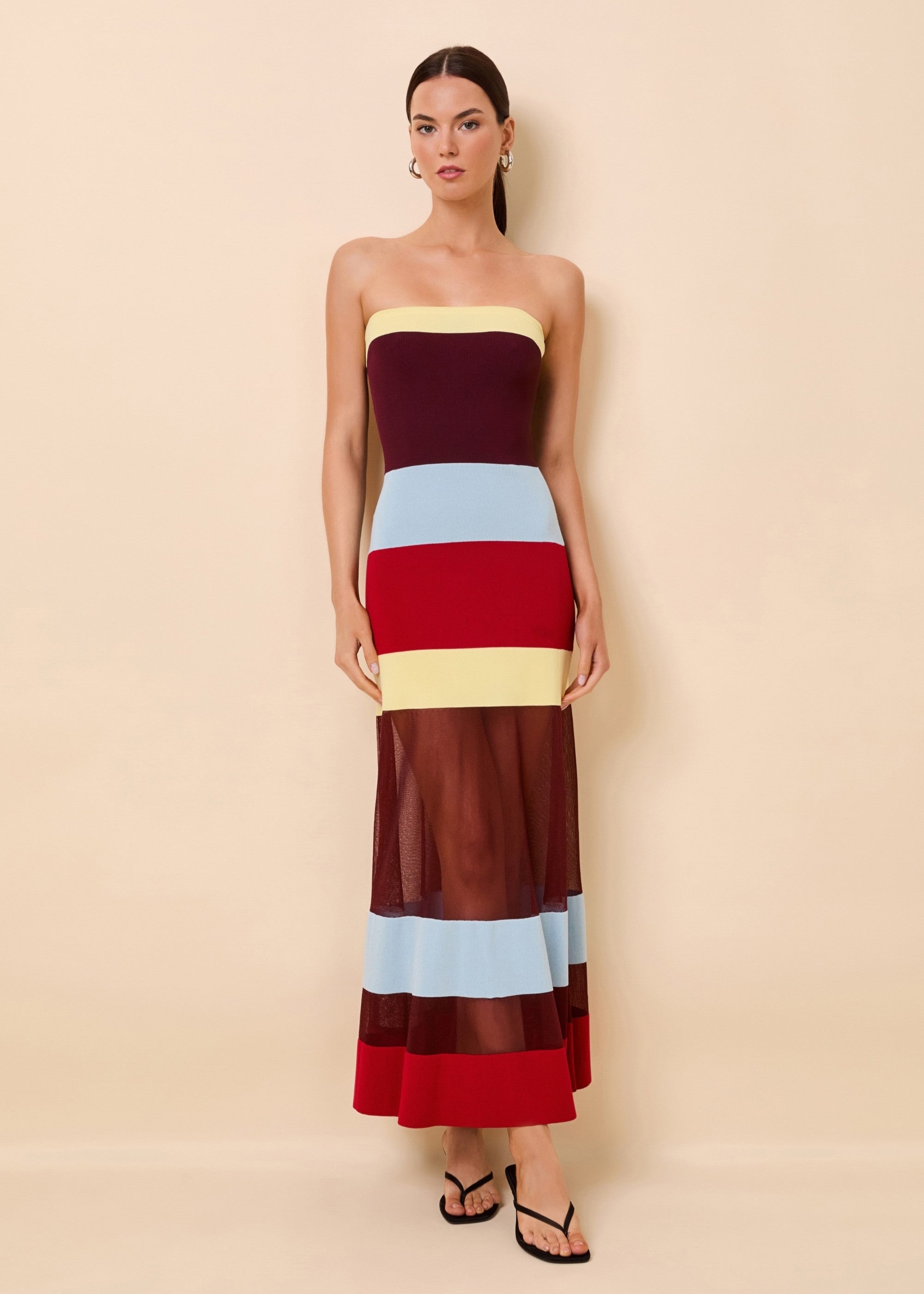 Nola Dress Copenhagen Stripe